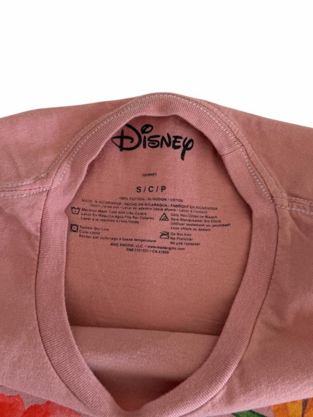 Disney Lilo & Stitch "Experiment 626" Graphic Tee - Dusty Rose (S) View 6